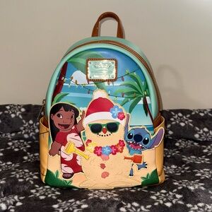 Loungefly Christmas Lilo & Stitch Backpack